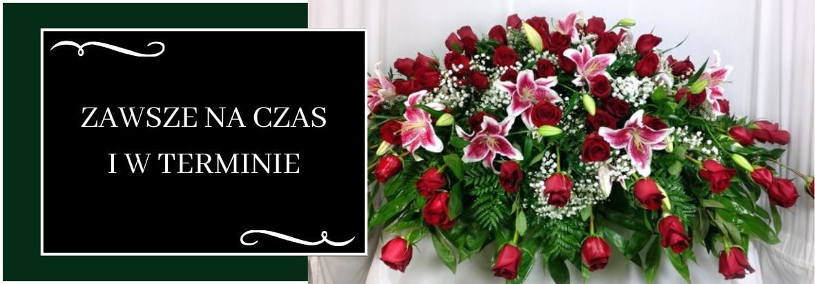 kwiaciarnia internetowa wieniec24.pl dostarczy kwiaty, wieńce i wiązanki zawsze na czas