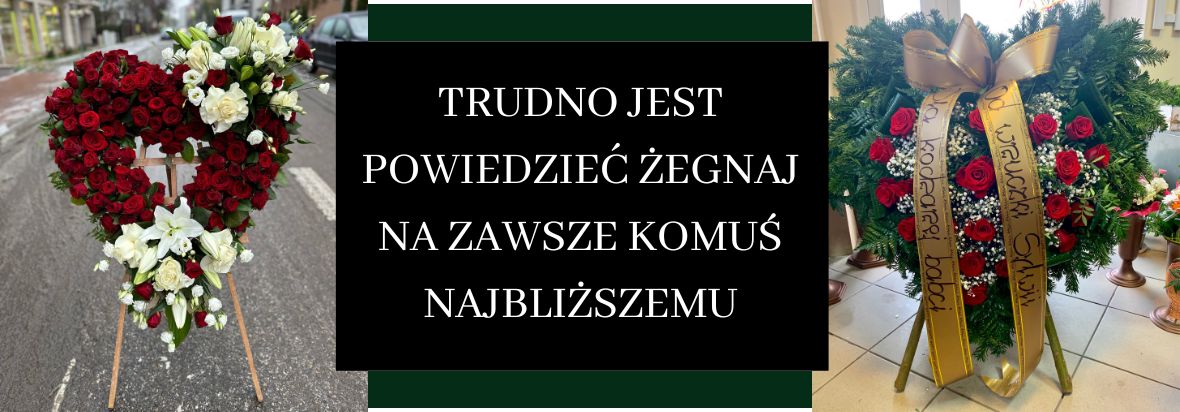 wieńce w kształcie serca, kwiaciarnie z wieńcami