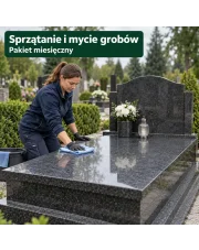 Mycie i sprzątanie grobu – pakiet miesięczny