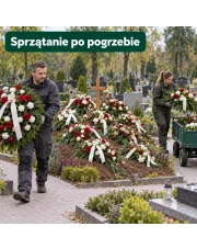 Sprzątanie grobu po pogrzebie